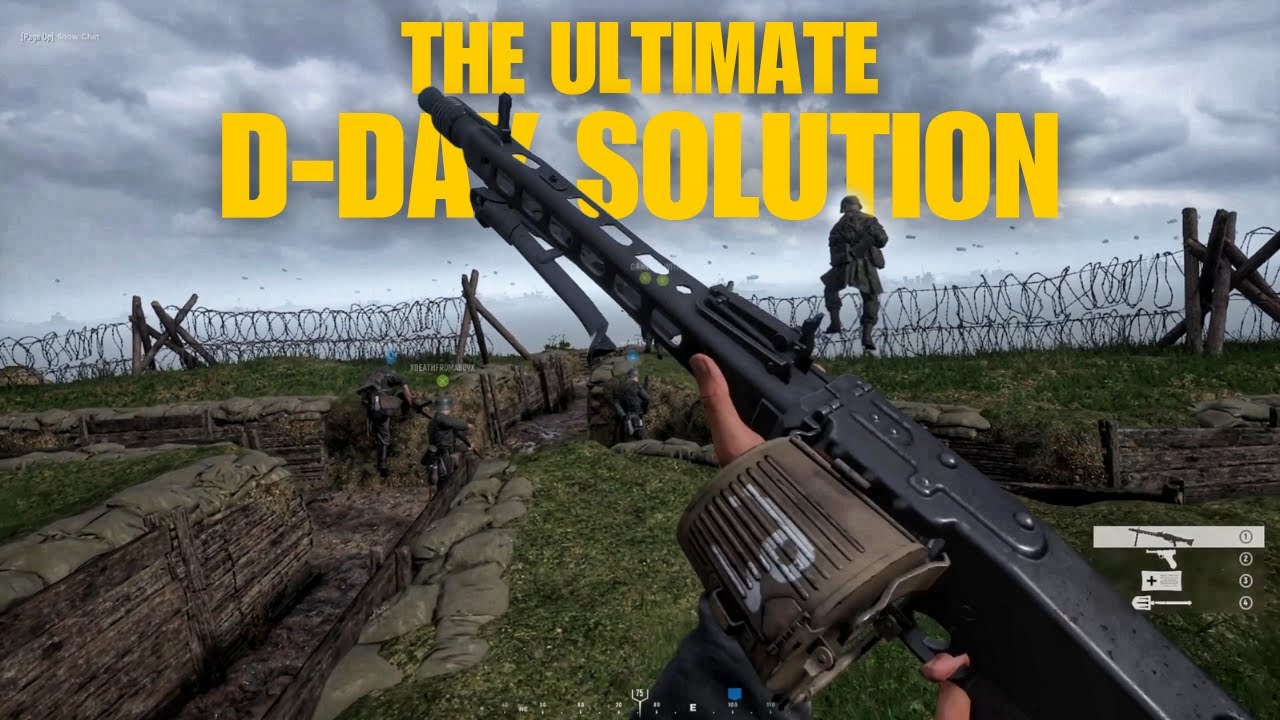 Stopping Allied Invasion With MG42