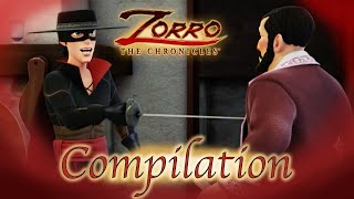 Zorro the Chronicles | Episode 16  18 | 1 Hour COMPILATION | Superhero cartoons