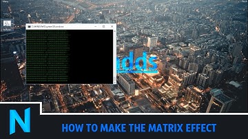 How to Make The Matrix Effect in Notepad