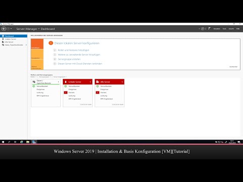 ► Windows Server 2019 | Installation und Basis Konfiguration [Tutorial][Deutsch]