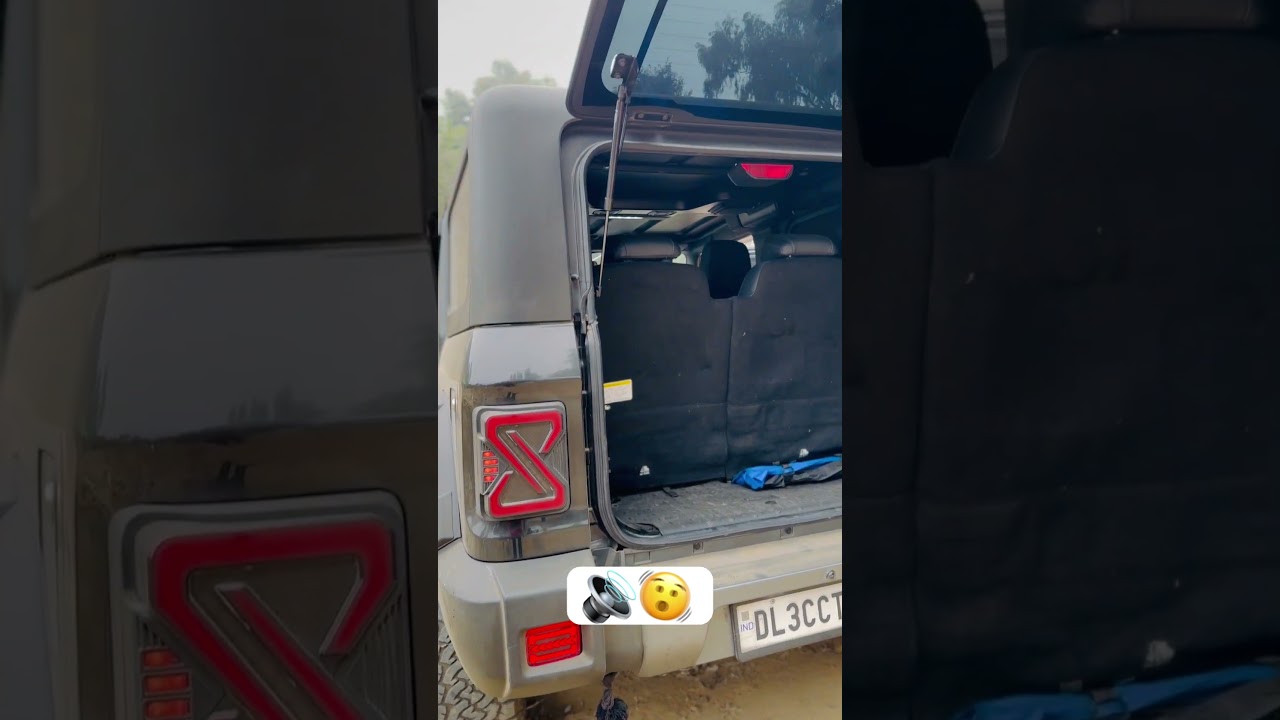 Mahindra Thar’s Audio Output 🔊🫨….. 