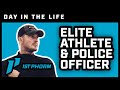 Day in the life of elite athlete  police officer michael counihan