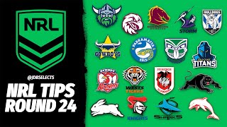 NRL TIPS & PREDICTIONS - ROUND 24 2025