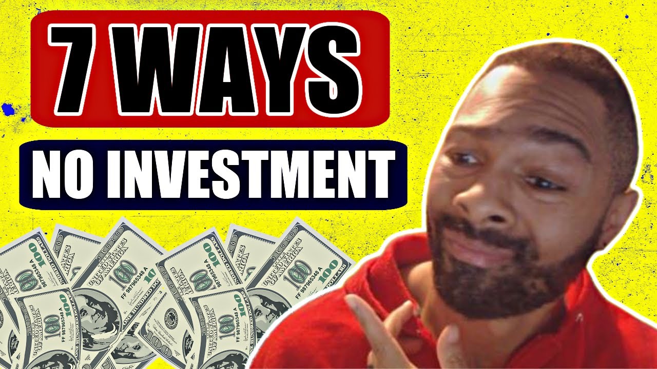 7 Ways To Make Money Online Without Any Investment - YouTube