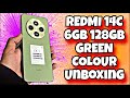 REDMI 14C 6GB 128GB GREEN COLOUR UNBOXING