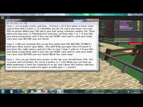 Pokemon Attack Ev List - roblox project pokemon iso special attack