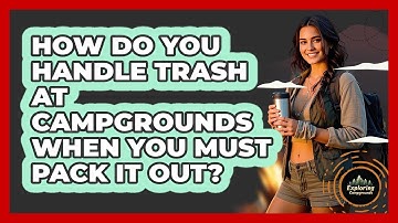 How Do You Handle Trash At Campgrounds When You Must Pack It Out? - Exploring Campgrounds