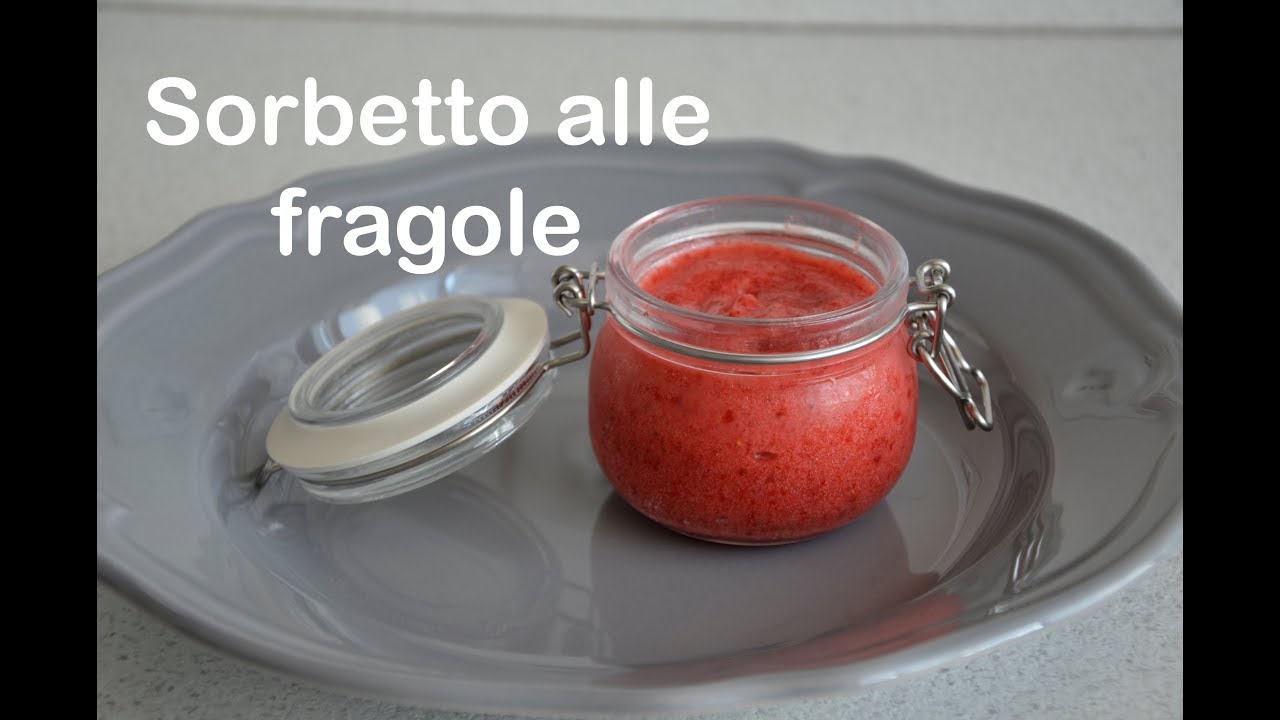 Sorbetto alle fragole - con il moulinex cuisine companion
