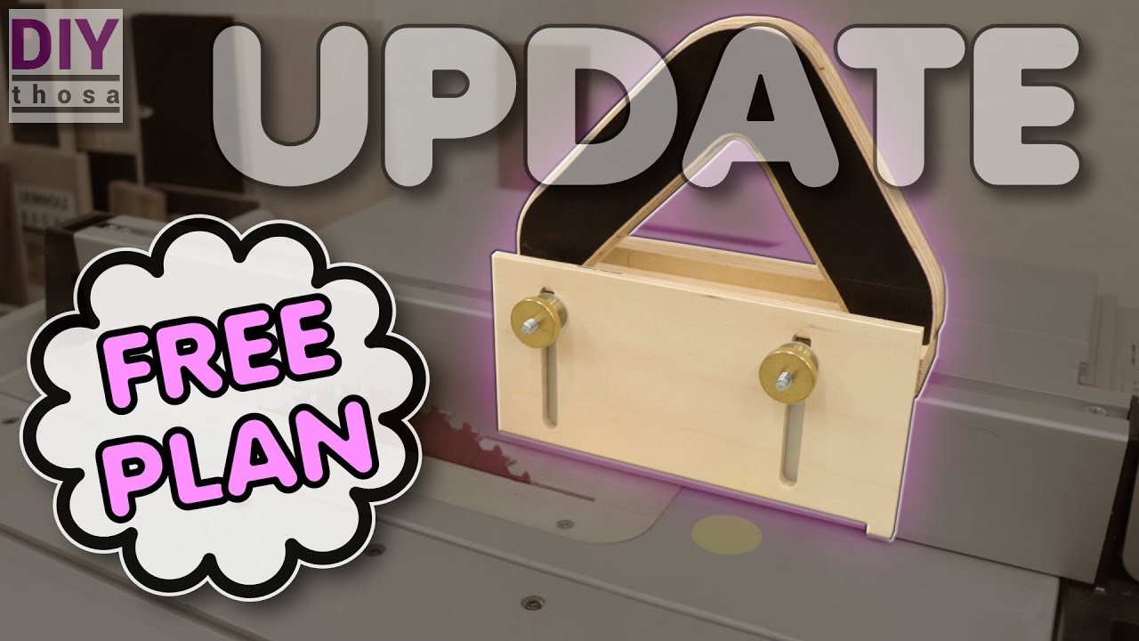 UPDATE: adjustable Push Block for small Parts ( 7mm - 50mm Width )