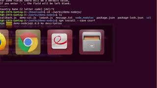 Basic csrf token in nodejs