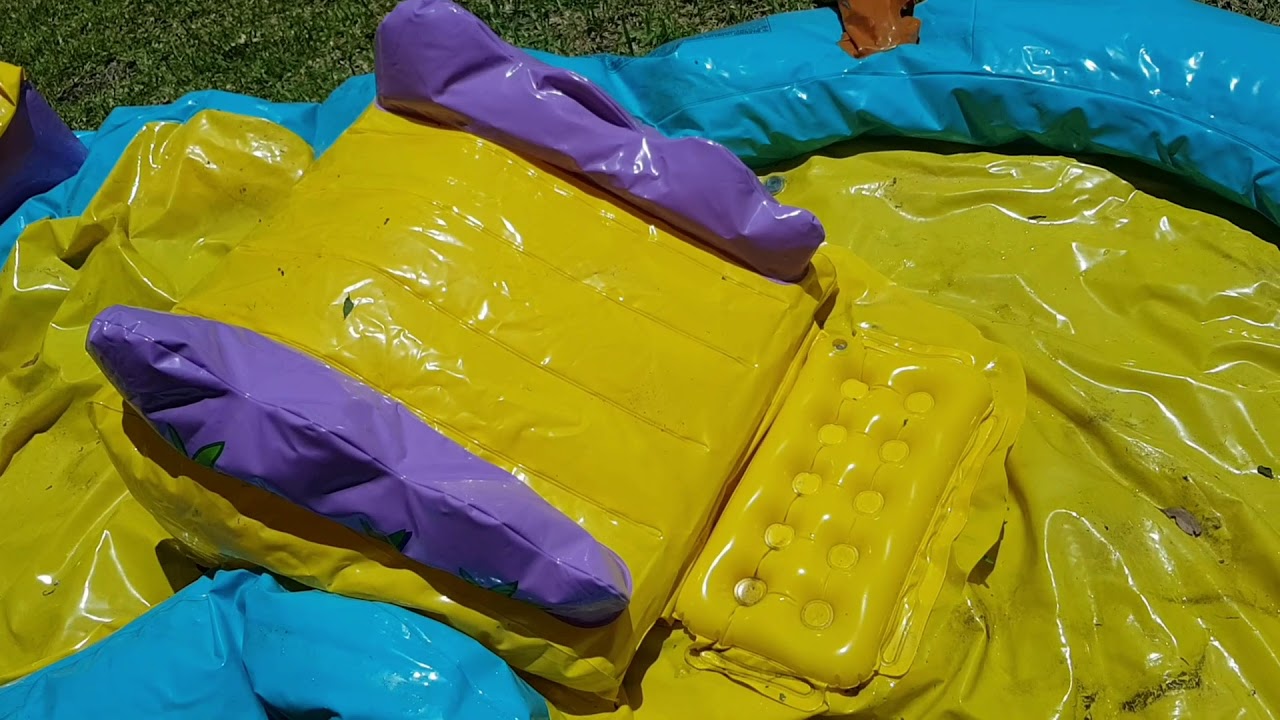 Saved Slide from damaged inflatable pool #Savedslide #Youtube # ...