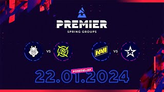 BLAST PREMIER SPRING GROUPS - GRUPA C - G2 vs NiP | NaVi vs Complexity