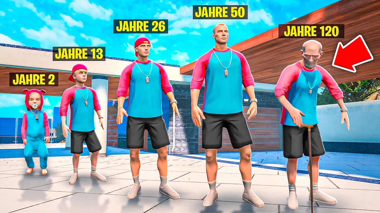 ICRIMAX GEBURT bis TOT in GTA 5!