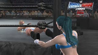 Smackdown vs Raw 2008 | Crystal (Brutal CAW) Low Blow And Spank Kelly Kelly