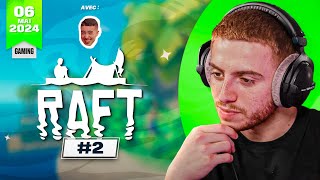 🏝️ On a trouvé la MEILLEURE ÎLE avec Tobias ? (Raft #2)