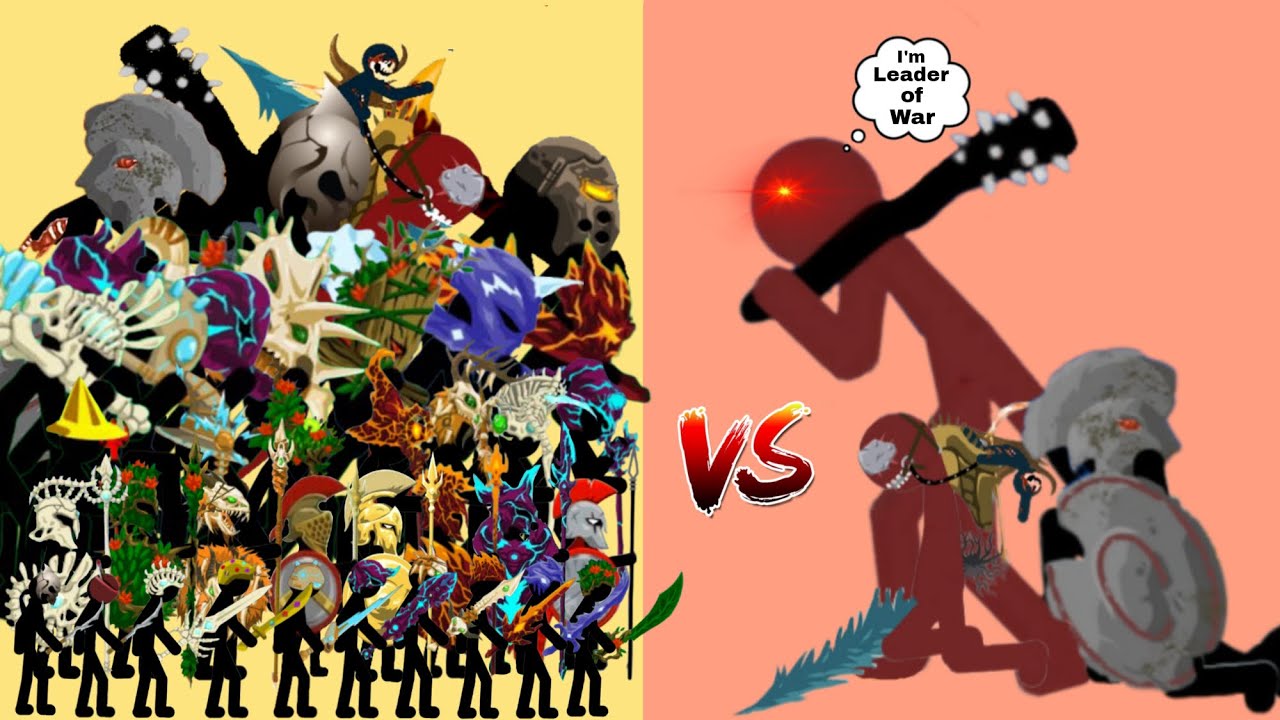 All Figure From Weakest to Stongest - Insane New Giant - Insane Level Eight - Stick War Legacy 