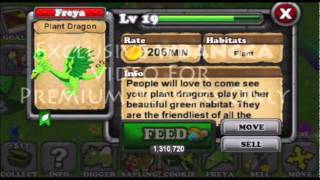 Dragonvale - Plant Dragon (Level 20 Crown Dragons) YOUTUBE VERSION