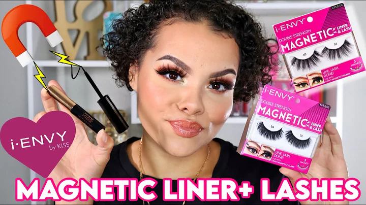 Easiest Eyelash Application! Trying Magnetic Lashes+Liner for the First Time! 😮  | iENVY By Kiss