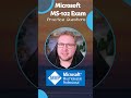 Microsoft MS-102 Exam Practice Question 3!!