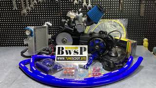 DIO50 AF18 125cc tuning engine overview by BWSP