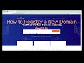 How to register a new domain name
