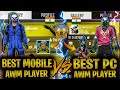 Best Mobile AWM Player Vs Best PC AWM Player