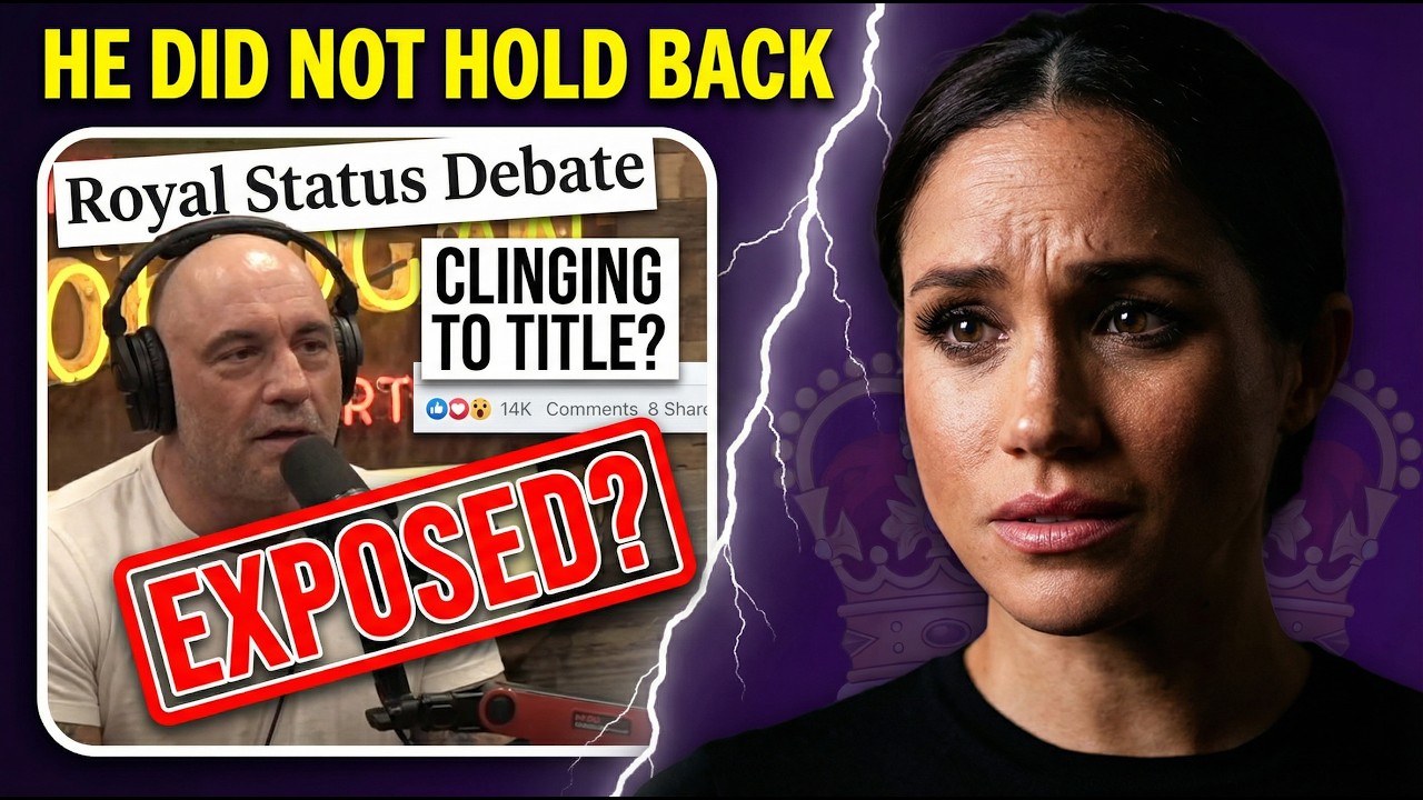 Joe Rogan DRAGS Meghan Markle For Clinging To Royal Status… Wild!