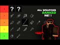Undertale Last Corridor All Weapons Ranked (Part 1)