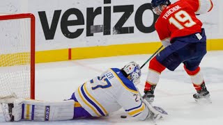 Devon Levi Highlights 2nd NHL Game - Buffalo Sabres vs Florida Panthers - 4/4/23