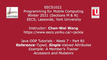 [HD] EECS1022 W21 - Java Tutorials - Week 7 - Part B1 - A Member