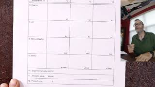 Lab 9 - Hess' Law of Heat Summation - Chemistry 101