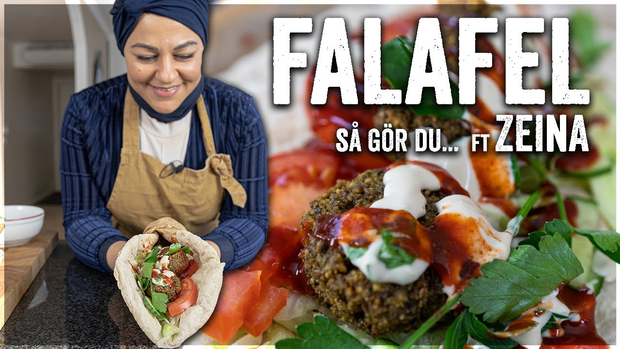 Hemmagjord Falafel med taratorsås | ft. Zeinaskitchen