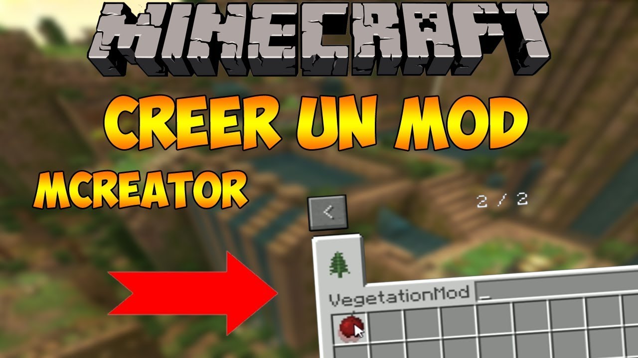CRÉER UN MOD MINECRAFT FR CRÉATIF MODE/CREATIVE MOD (tuto mods minecraft fr) MCREATOR TUTORIEL
