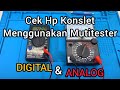 Cara Cek Hp Konslet Atau Tidak Setelah Kena Air Menggunakan Mutitester/Avometer/Tester