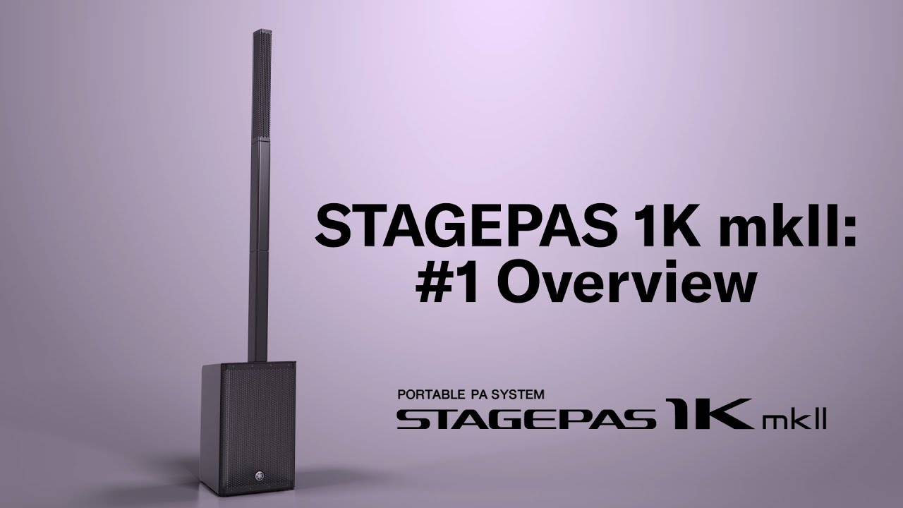 Yamaha STAGEPAS 1K MKII Portable PA System - SHOWTECHNIX