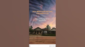 Doa bebas dari Hutang dan Kesulitan #doa #hutang #kesulitan #quotes #fyp
