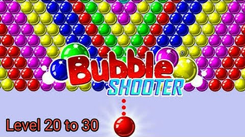 Bubble shooter game level 20 to 30 part 3 || bast bubble shooter game 2020 || BD Games player.