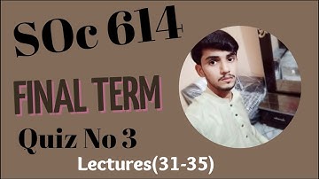 CS614 Quiz 3 Solution Lecture(31-35) || Cs614 Quiz Final Term spring 20222