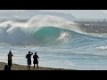 Hurricane Marie Swell pumping and perfect at The Wedge! (RAW Footage)