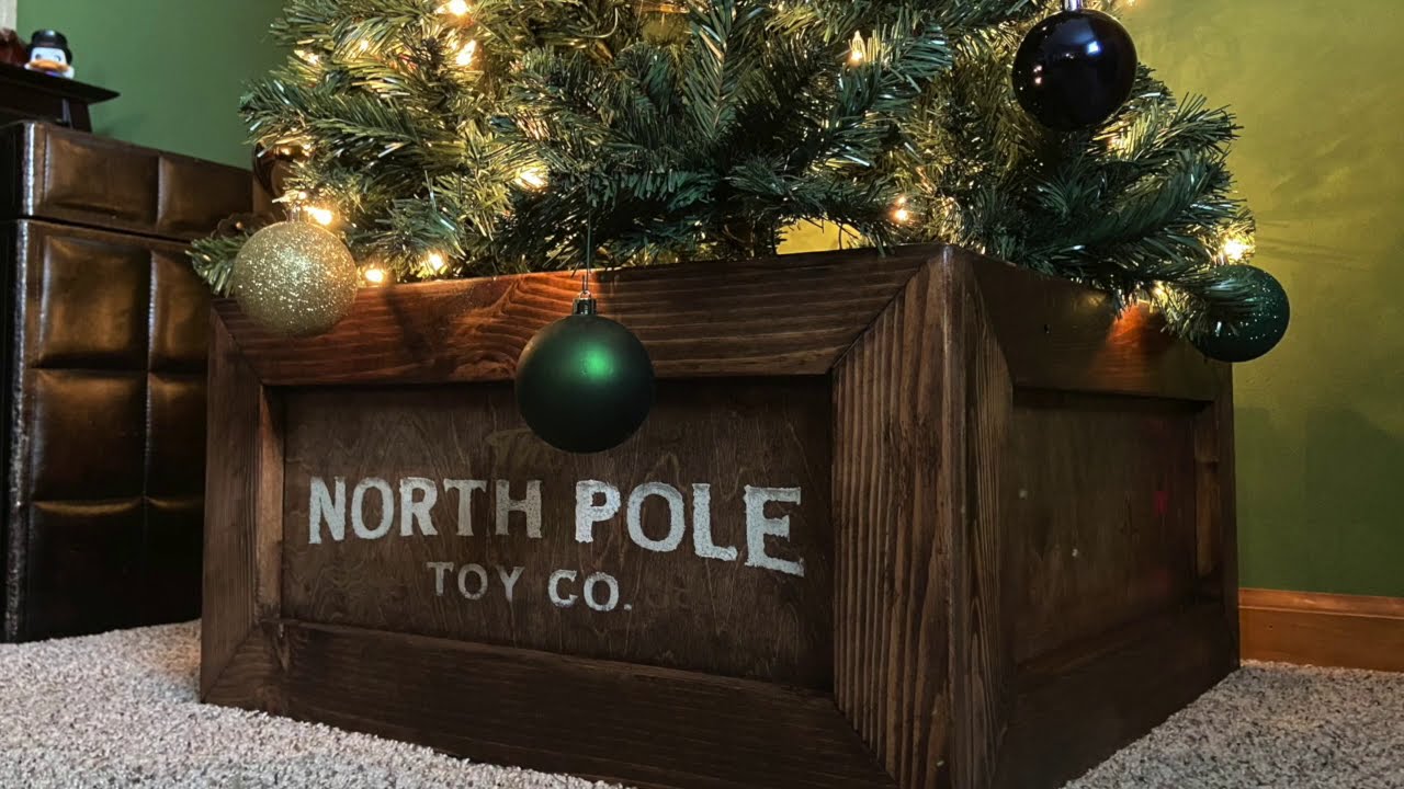 Christmas Tree Box DIY - YouTube