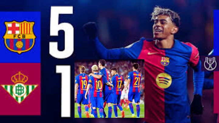 FC BARCELONA 5 vs 1 BETIS | COPA DEL REY 24/25 🔵😋🔴sport channel#sky sport news