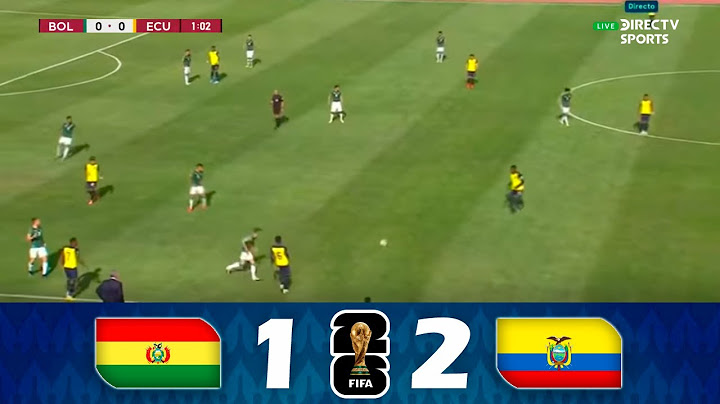 BOLIVIA vs. ECUADOR [1-2] • Eliminatorias Mundial USA 2026 • Partido Completo - Streaming