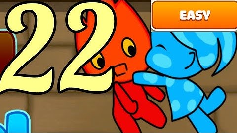 Redboy and Bluegirl Easy Level 22 In Light Temp Maze Android Walkthrough