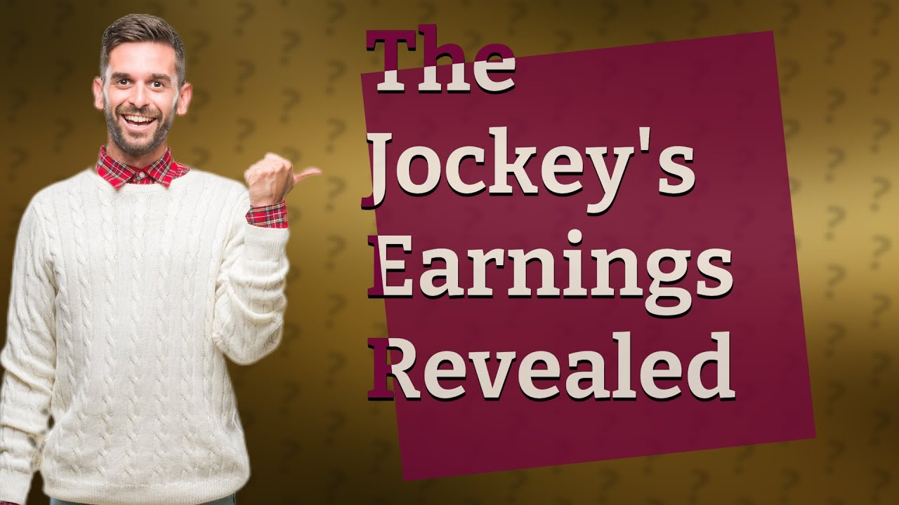 How much do jockeys get paid? YouTube