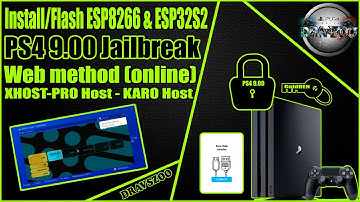 Install Flash ESP8266 & ESP32S2 Web Method Online | XHOST PRO Host | KARO Host | PS4 9.00 Jailbreak