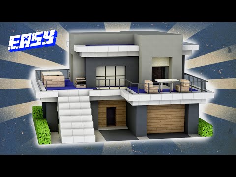 easy-minecraft:-small-modern-house-tutorial---how-to-build-a-house-in-minecraft-#42