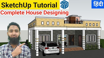 Sketchup Tutorial for Beginners😍3D Floor Plan in Sketchup Pro | Sketchup Tutorial in Hindi