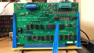 STB444 - Altair 8800 - Part 69 - 1702A EPROM Programmer  - Programming Example