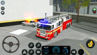 City Firefighting Truck Simulator - Fire Engine Driver On A Missions - Android Gameplay screenshot 4