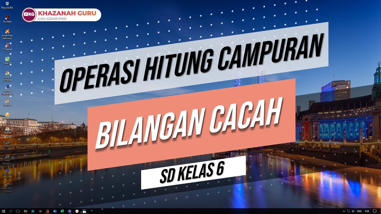 Matematika Kelas 6 Sd Operasi Hitung Campuran Bilangan Cacah Youtube